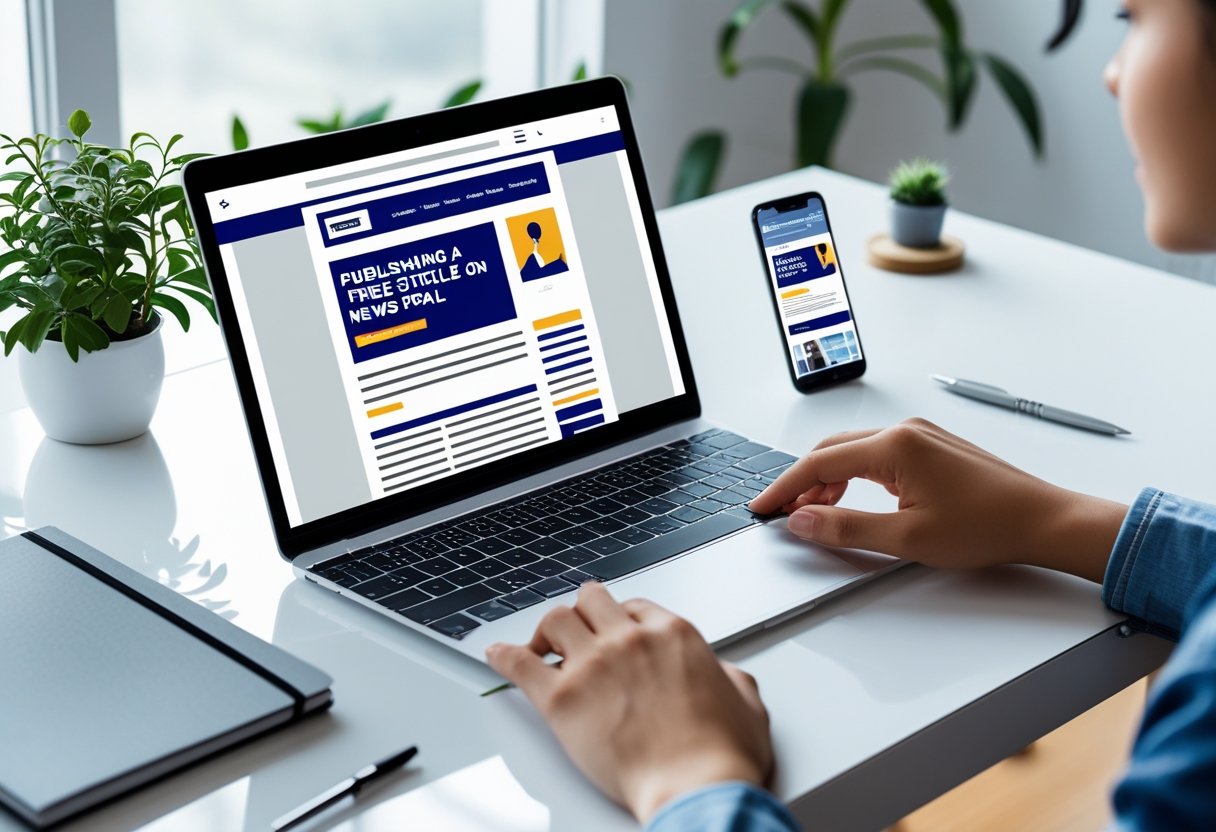 Como publicar um artigo grátis em um portal de notícias