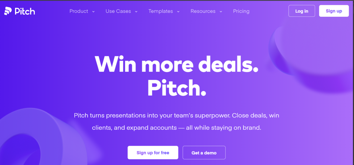Pitch IA para criar slides gratuito