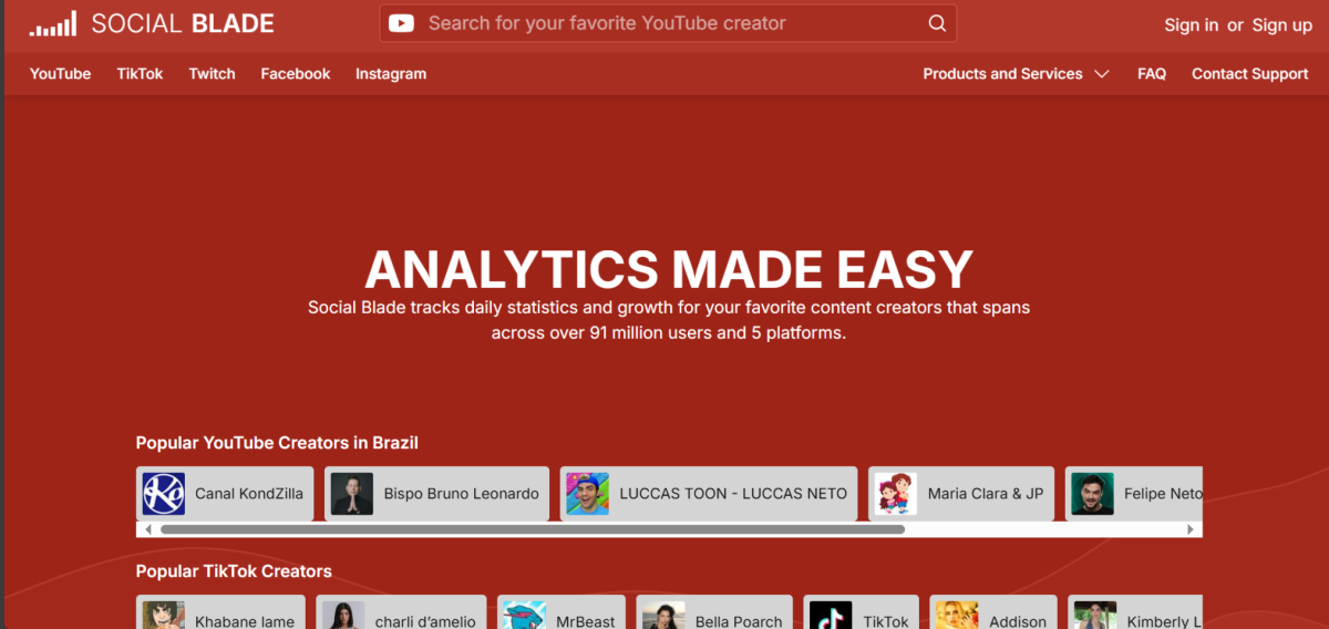 Social Blade - Como monitorar o Youtube Analytics para outros canais