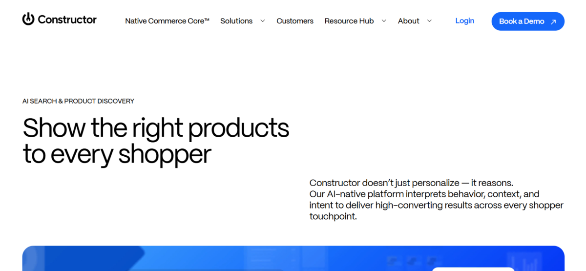 Constructor AI Search para e-commerce