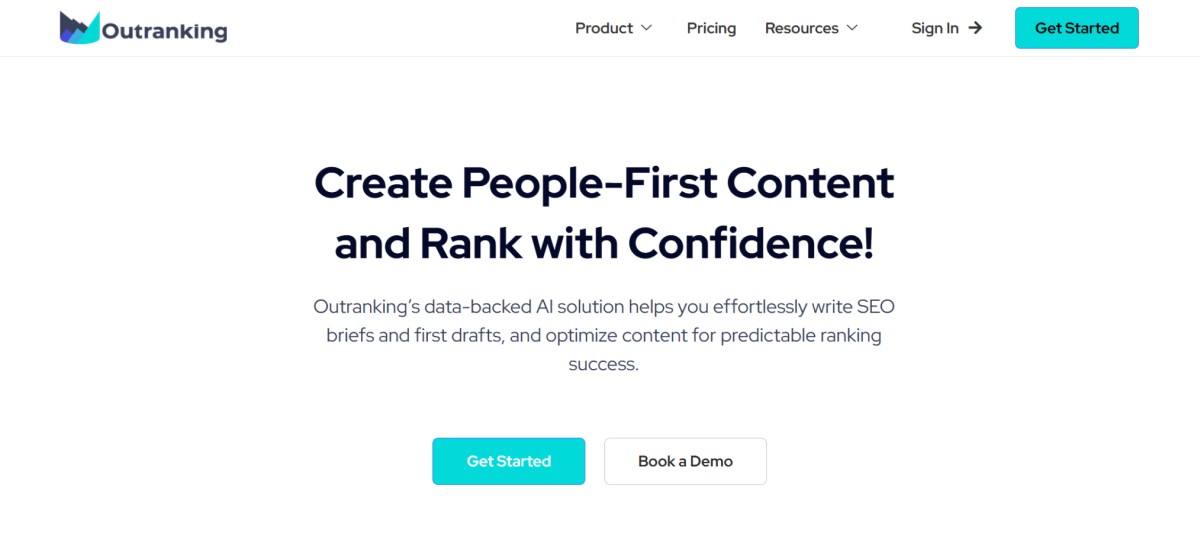 Outranking - Melhores ferramentas de SEO de IA