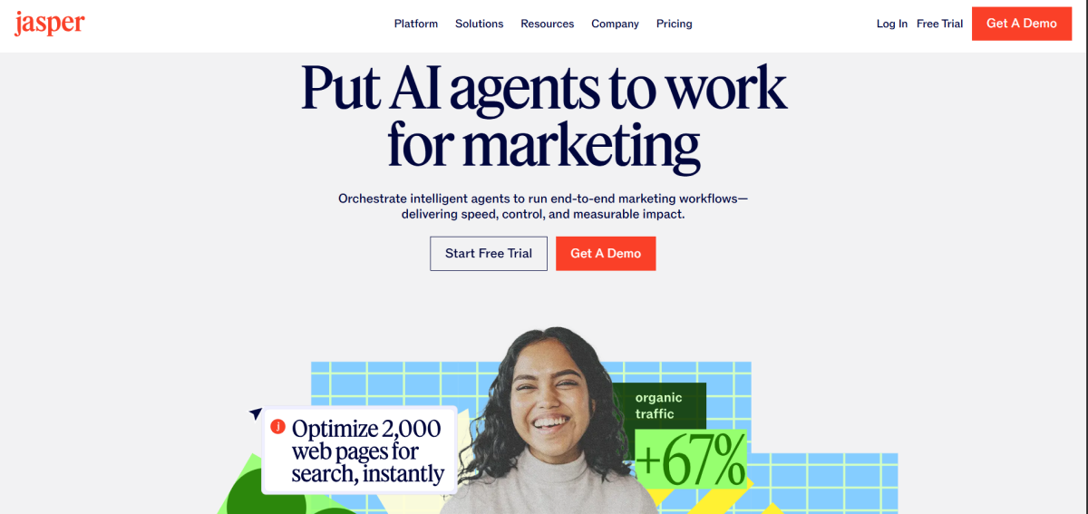 Jasper AI - IA para marketing digital