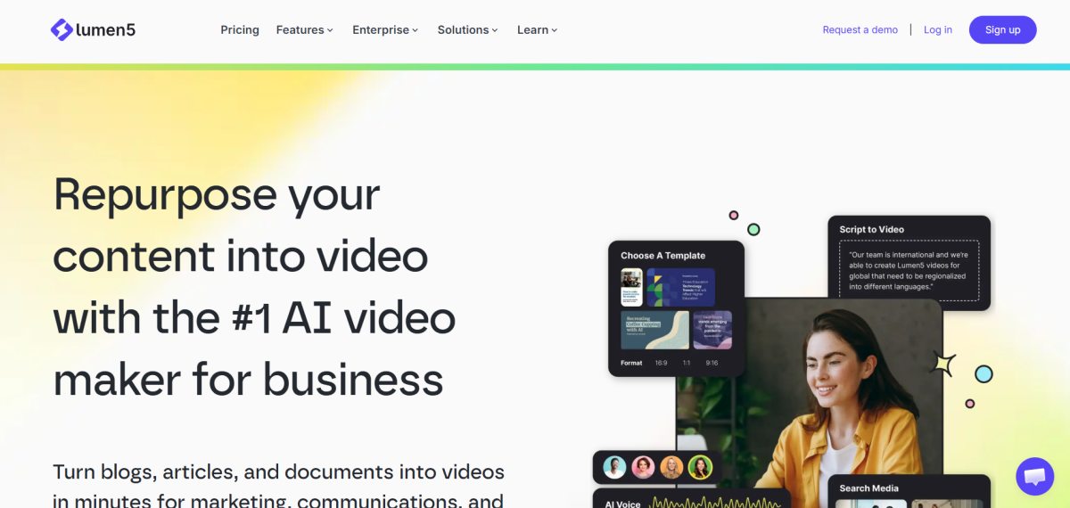 Lumen5 - IA para marketing digital
