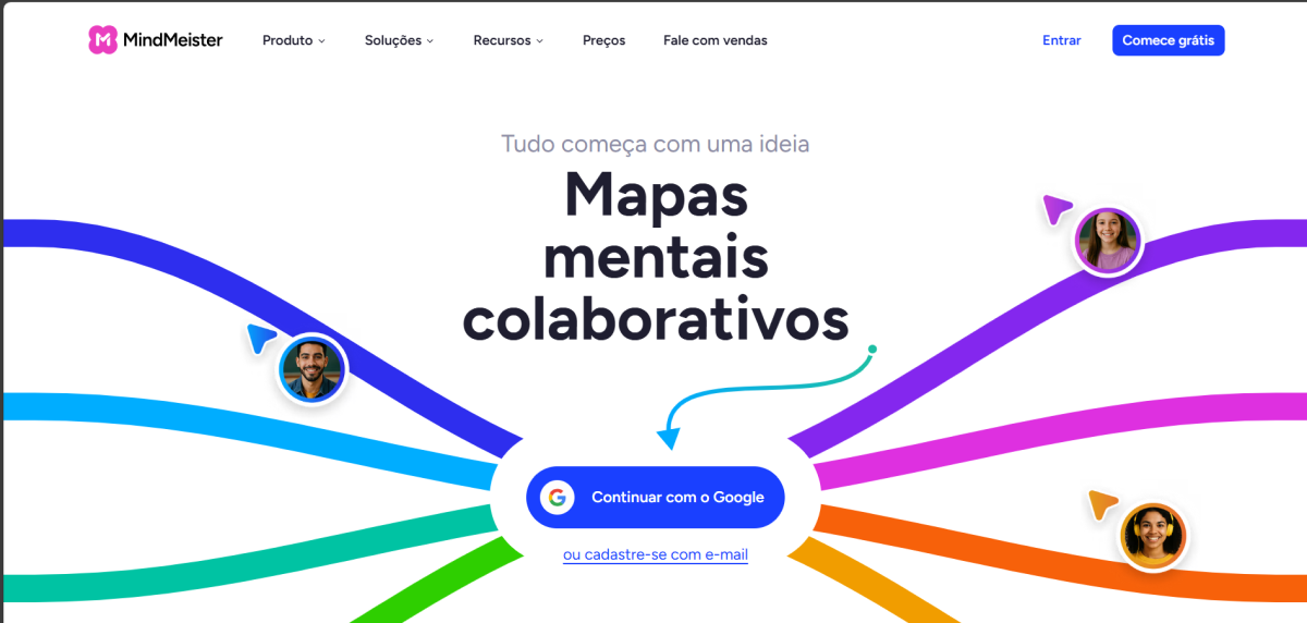 "MindMeister mapa mental monetizar nas redes sociais