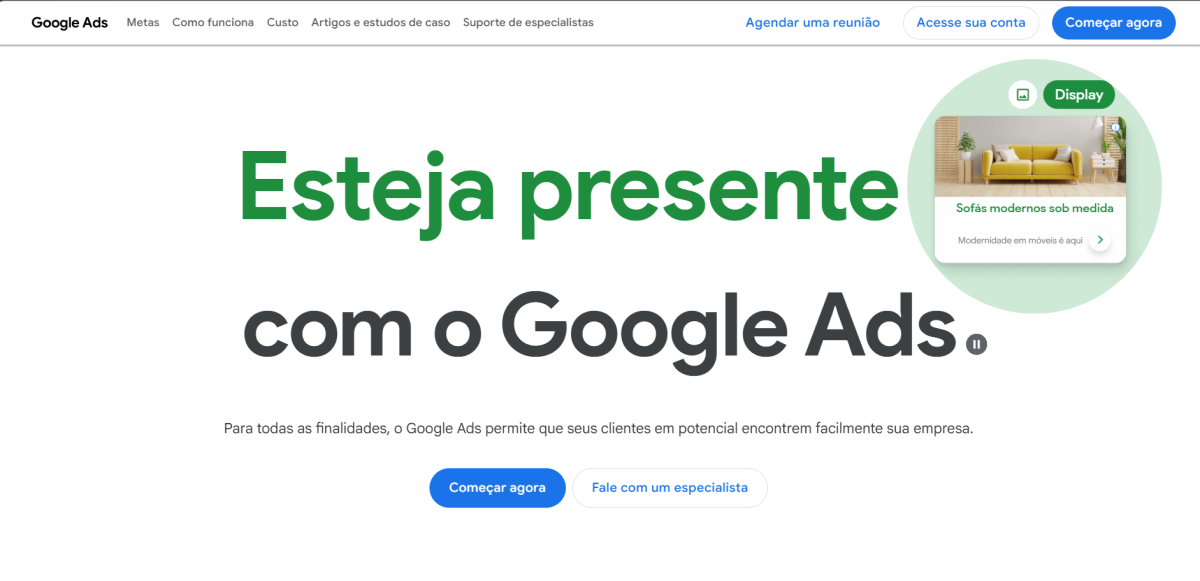Google Ads para fazer Pay Per Click PPC