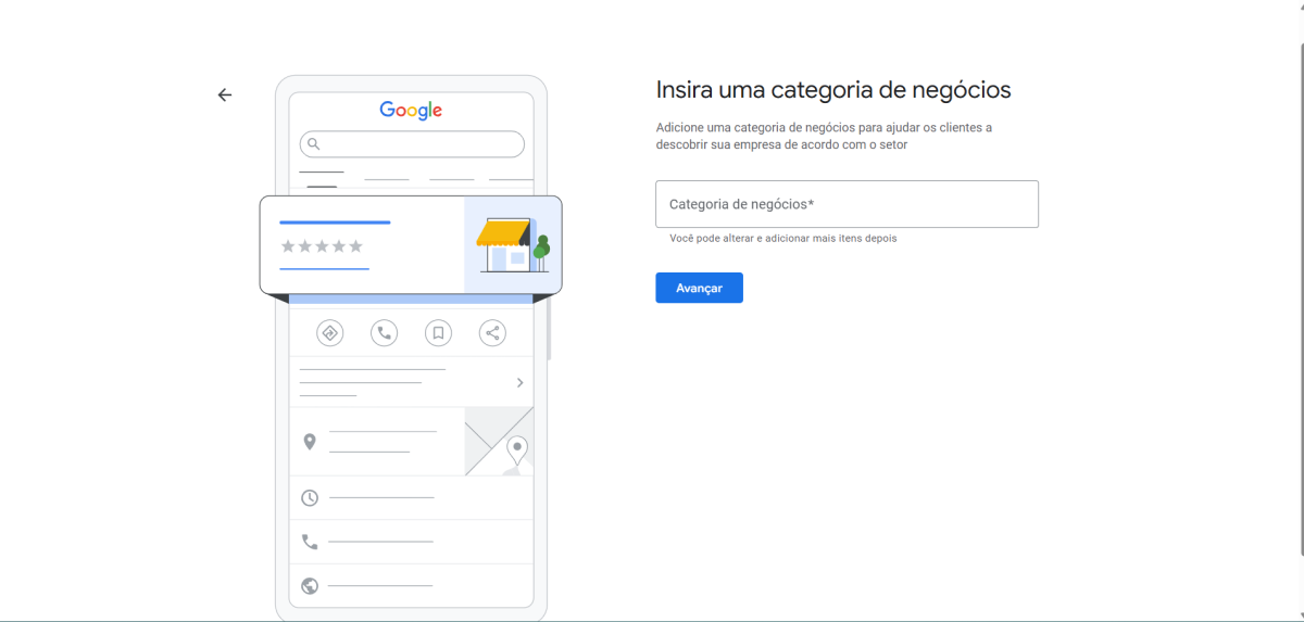 Categoria de Negócio