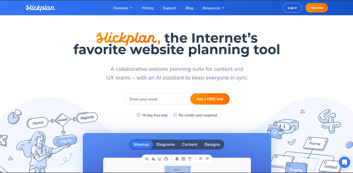 Slickplan - Gerador de Sitemap