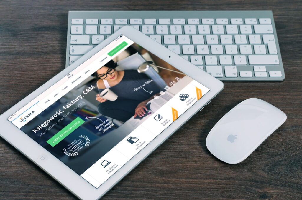 landing page