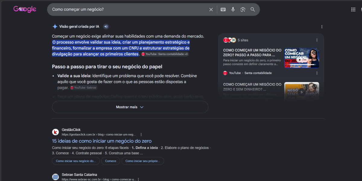 O que é intenção de busca